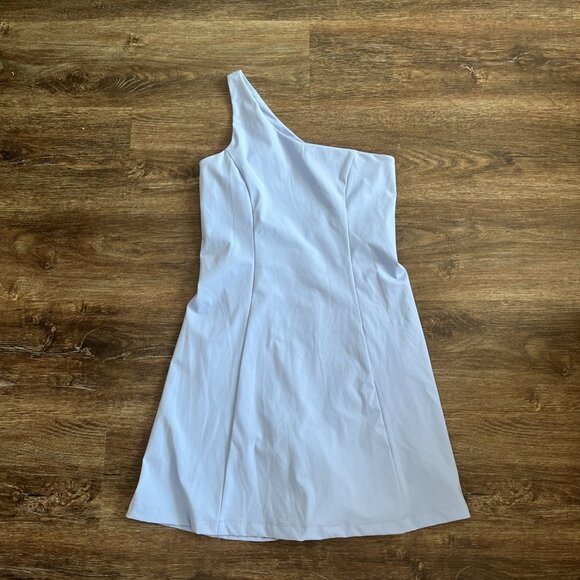 Outdoor Voices Dresses & Skirts - Outdoor Voices One Shoulder Dress Azalea Light Blue Dress Size Small